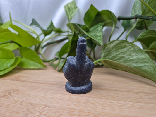 BLUE AVENTURINE MIDDLE FINGER