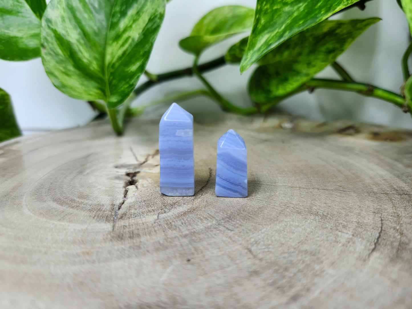 BLUE LACE AGATE TOWER