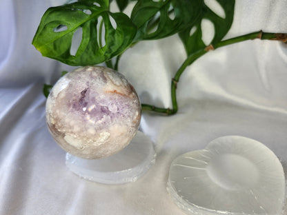 SELENITE HEART BOWL
