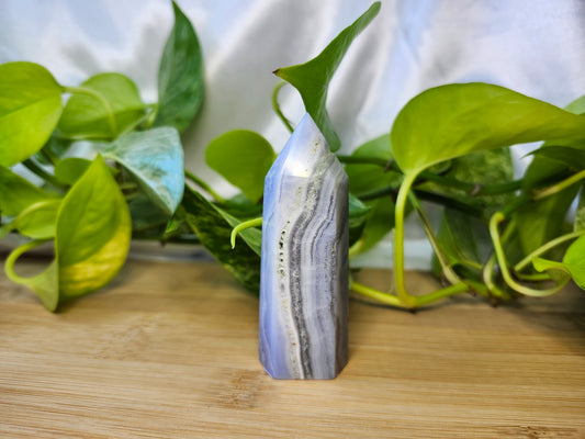 BLUE LACE AGATE TOWER