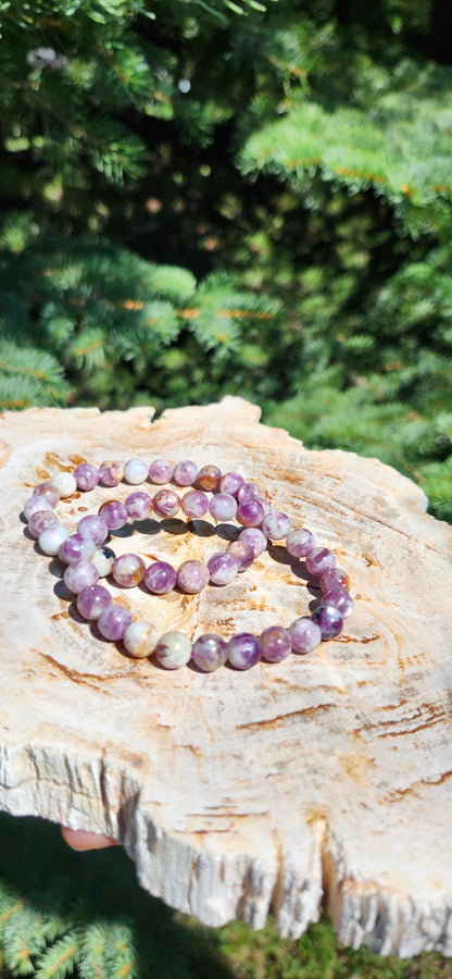 8mm LEPIDOLITE BRACELET