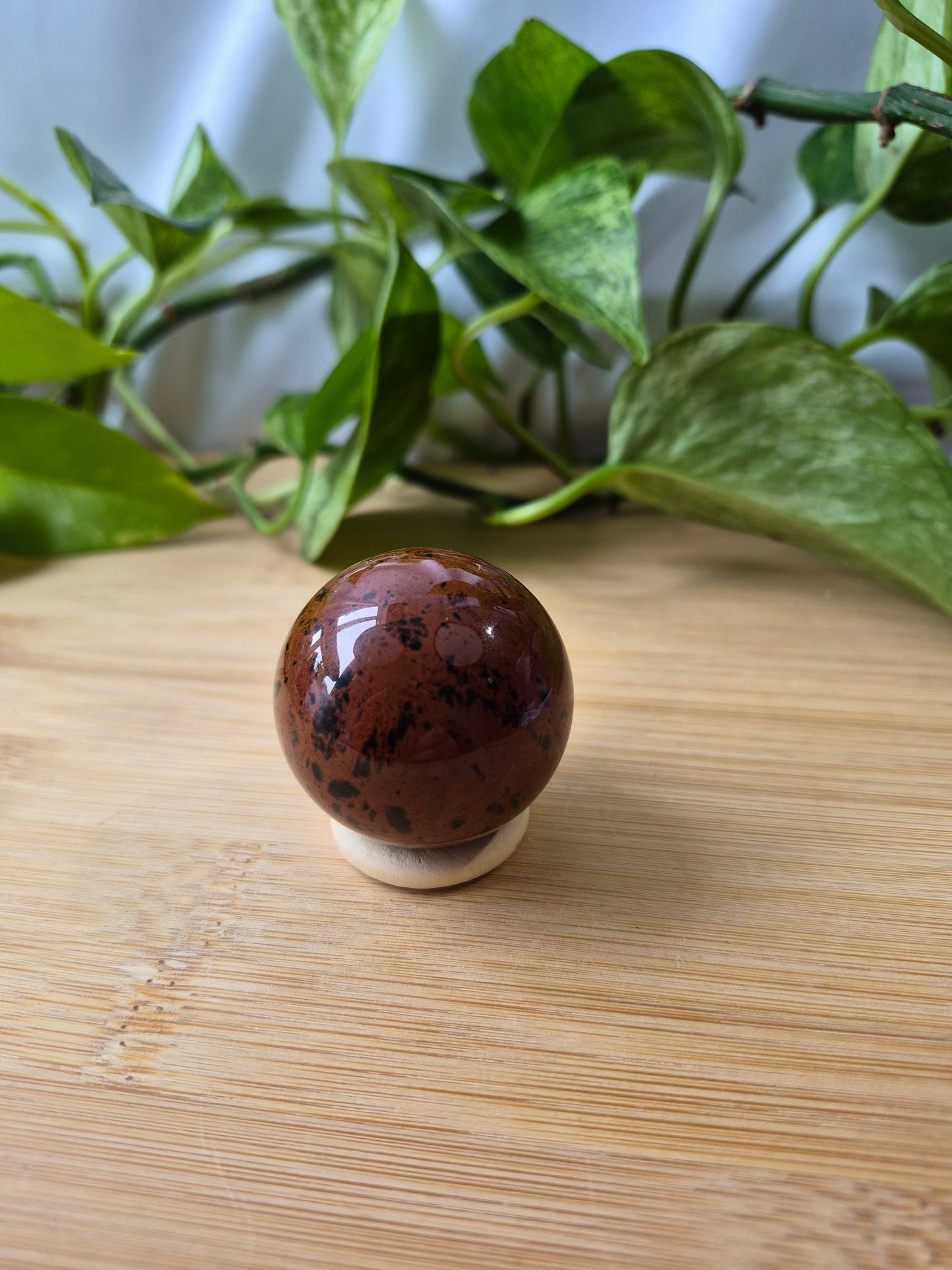 MAHOGANY OBSIDIAN SPHERE
