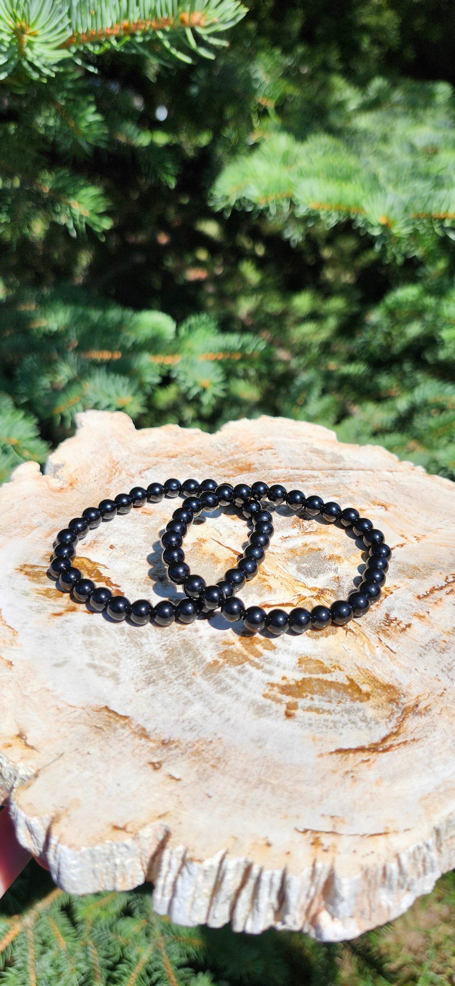 6mm OBSIDIAN BRACELET