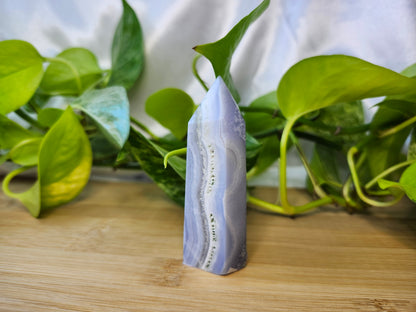BLUE LACE AGATE TOWER