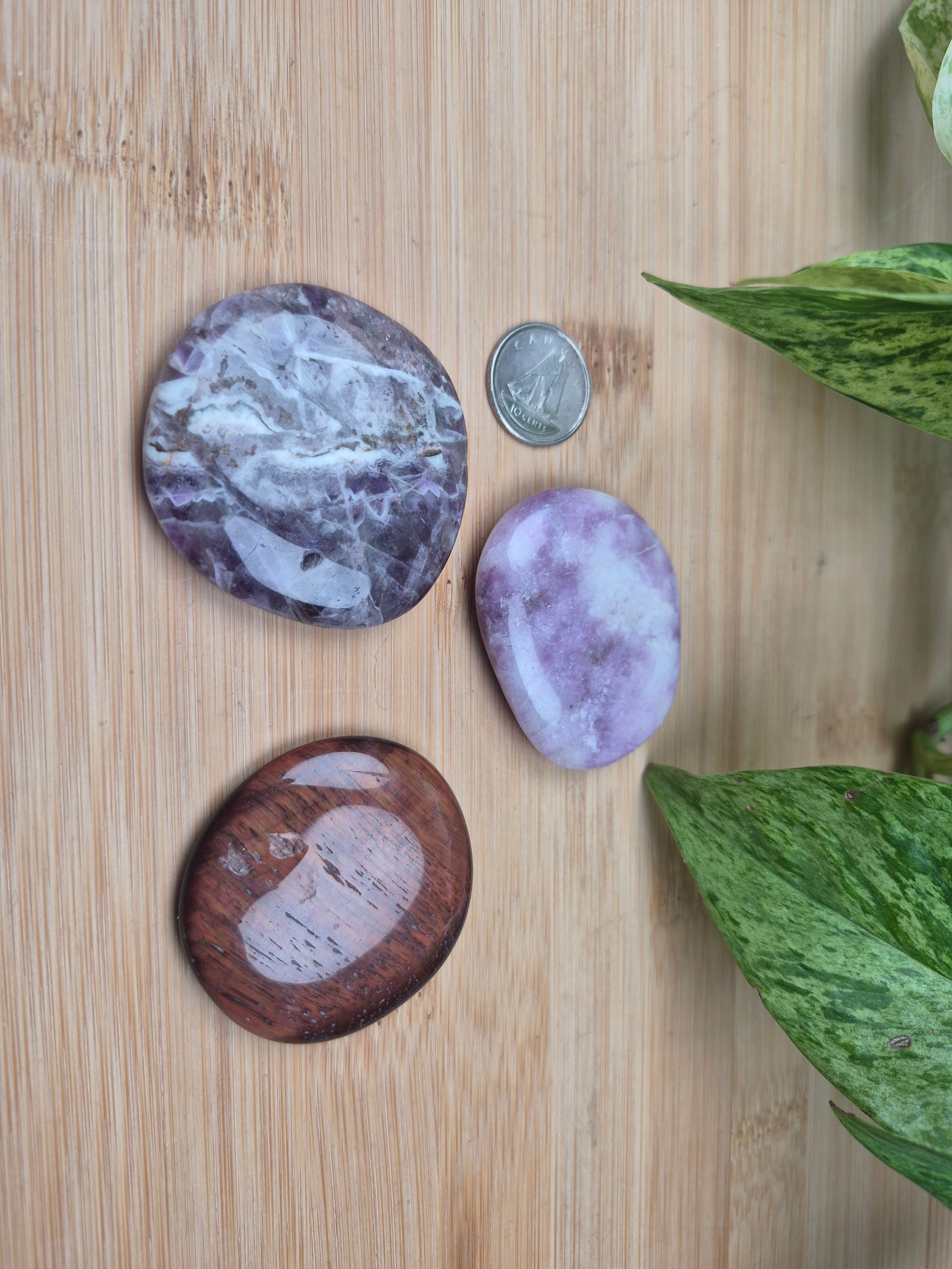 MIXED CRYSTAL FLAT STONE