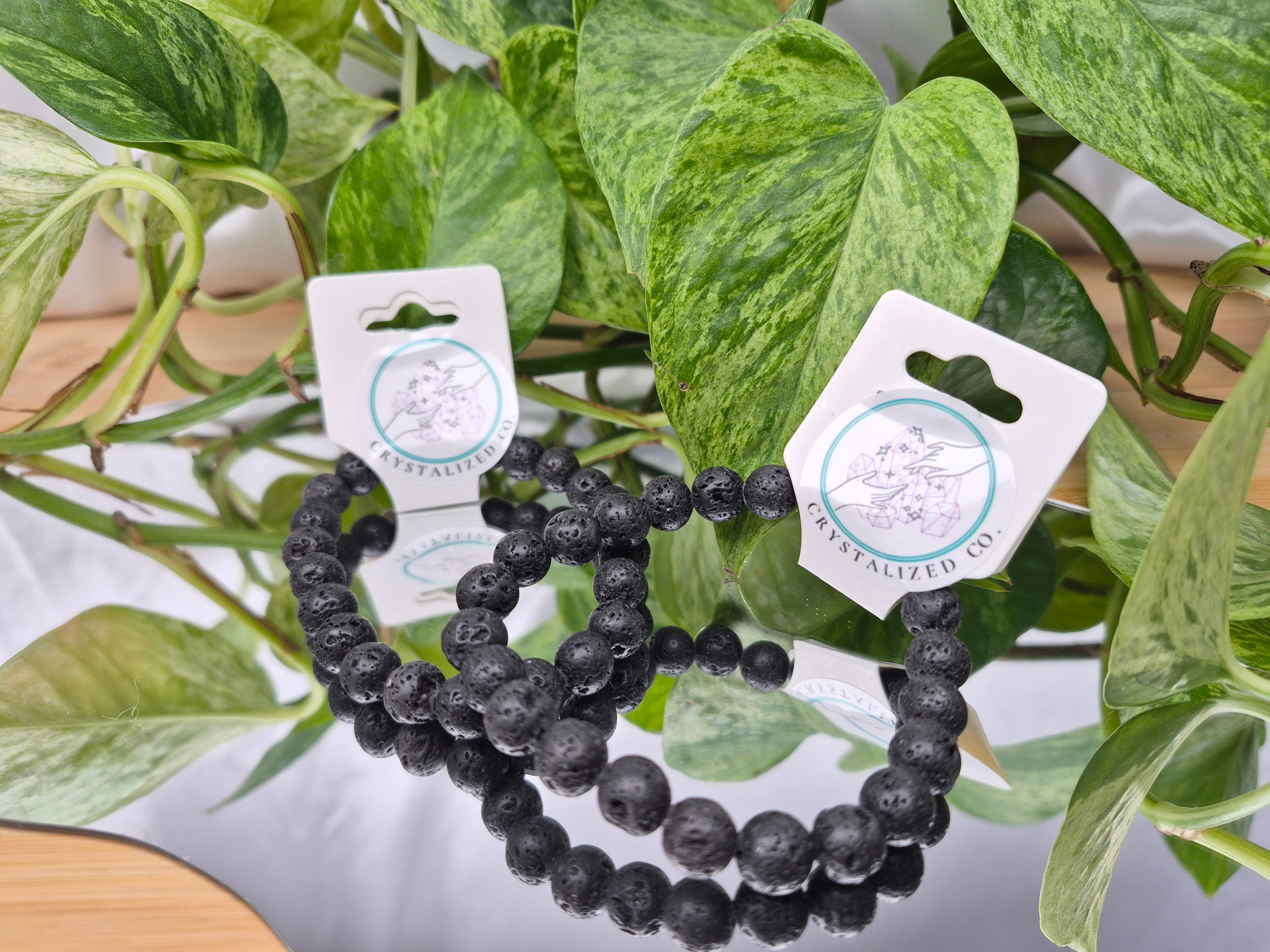 8MM LAVA STONE BRACELET
