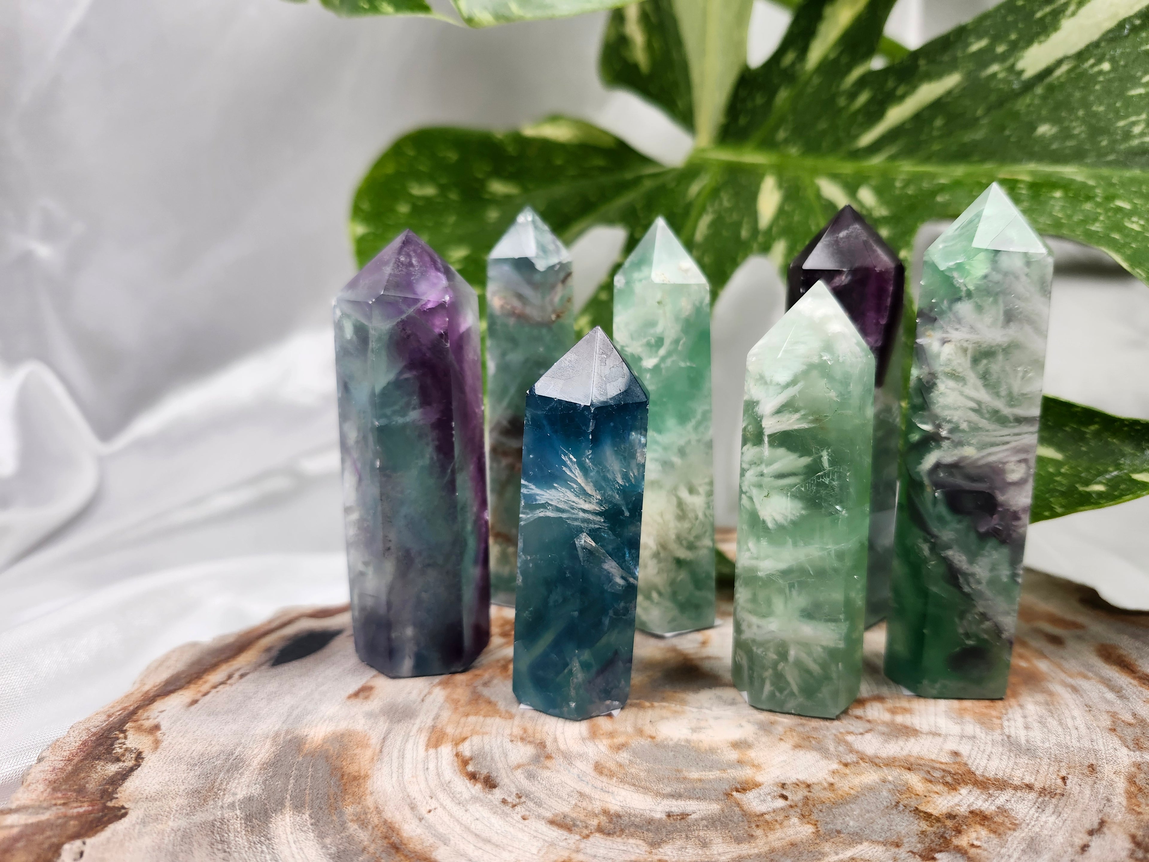 FEATHER FLUORITE TOWER