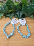 LARIMAR CHIP BRACELET