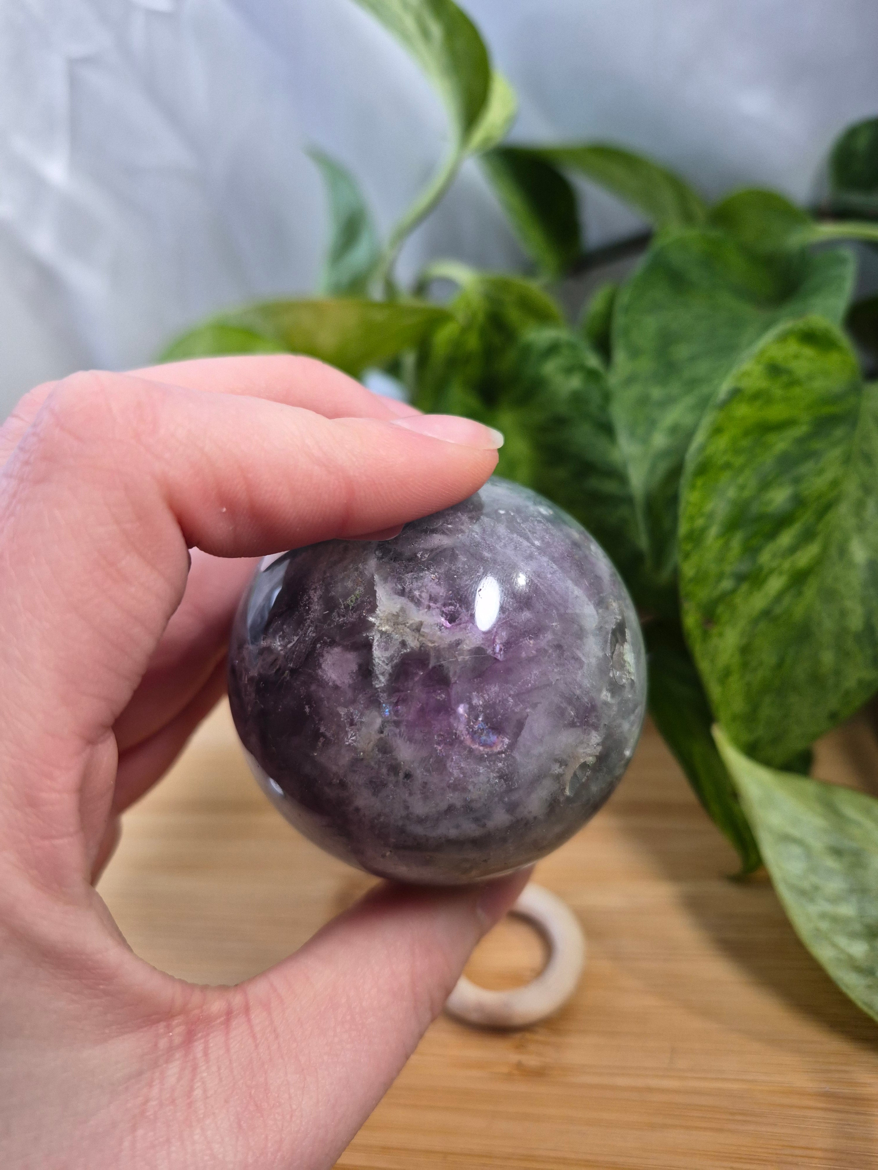 FLUORITE SPHERE