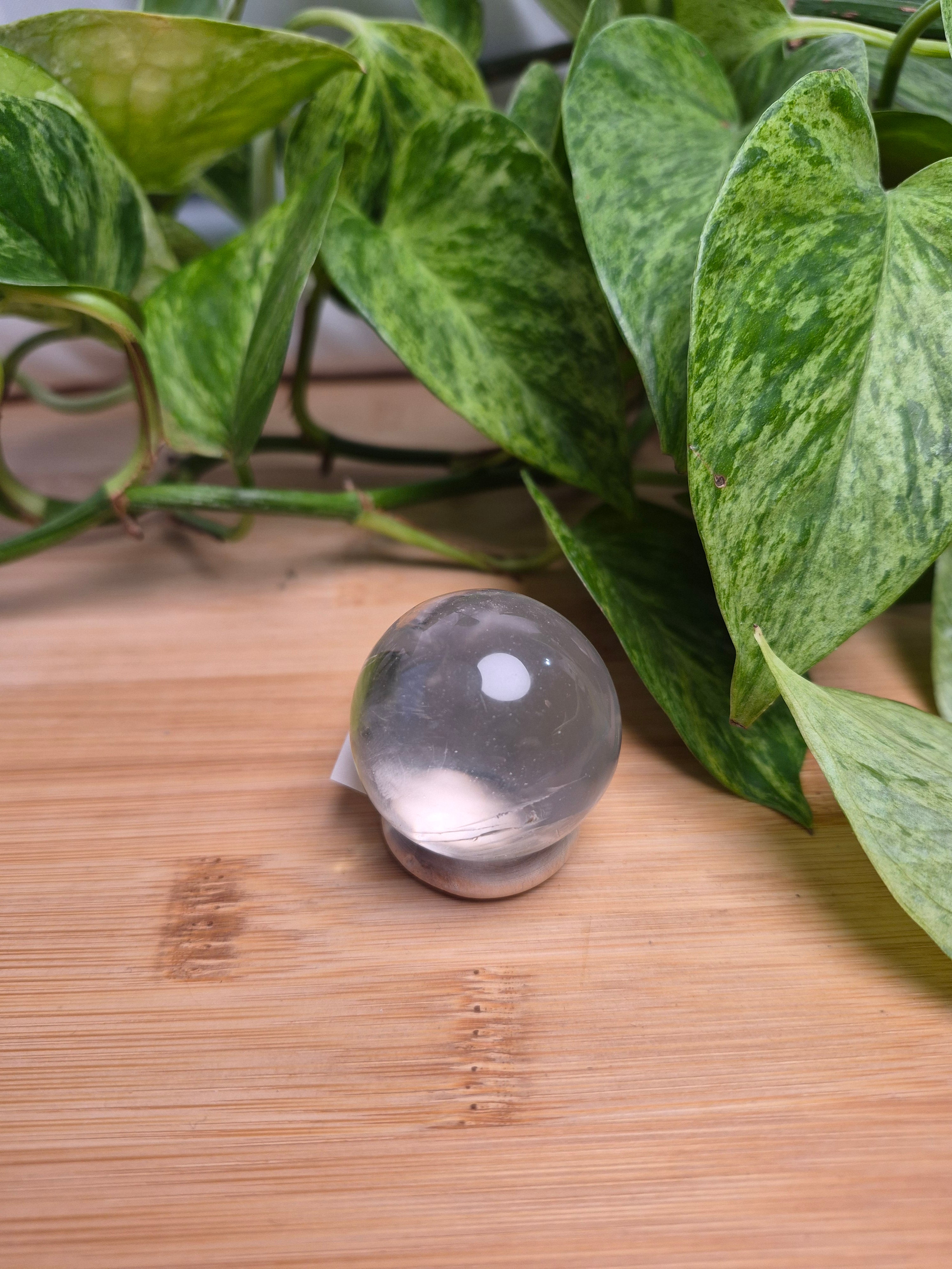 CLEAR QUARTZ SPHERE