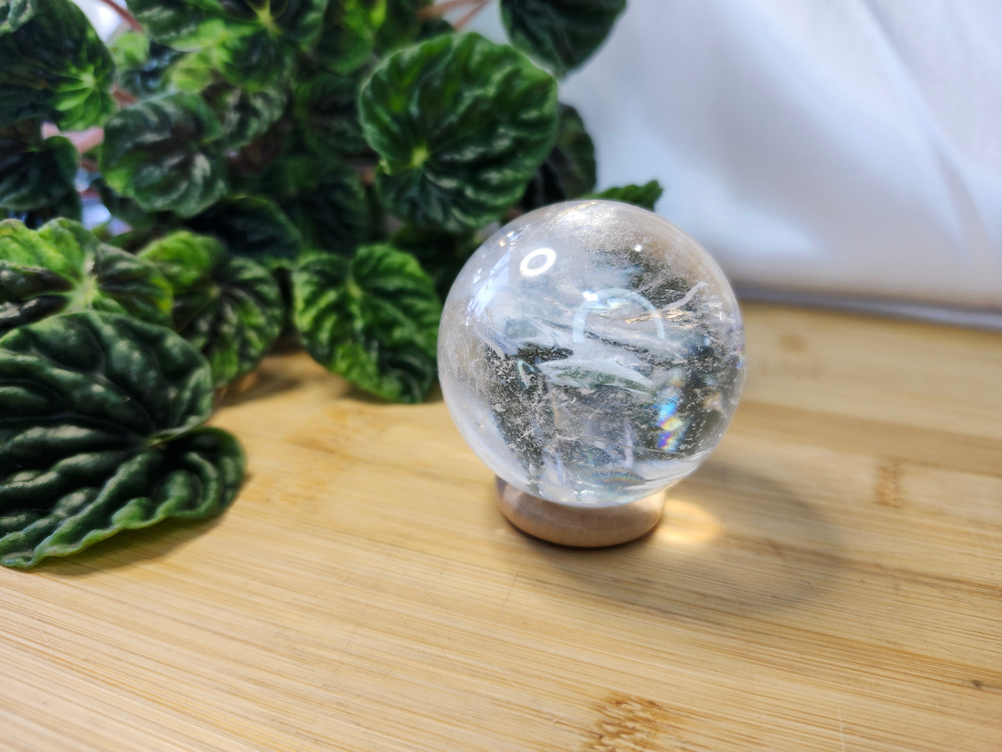 CLEAR QUARTZ SPHERE