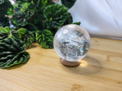 CLEAR QUARTZ SPHERE