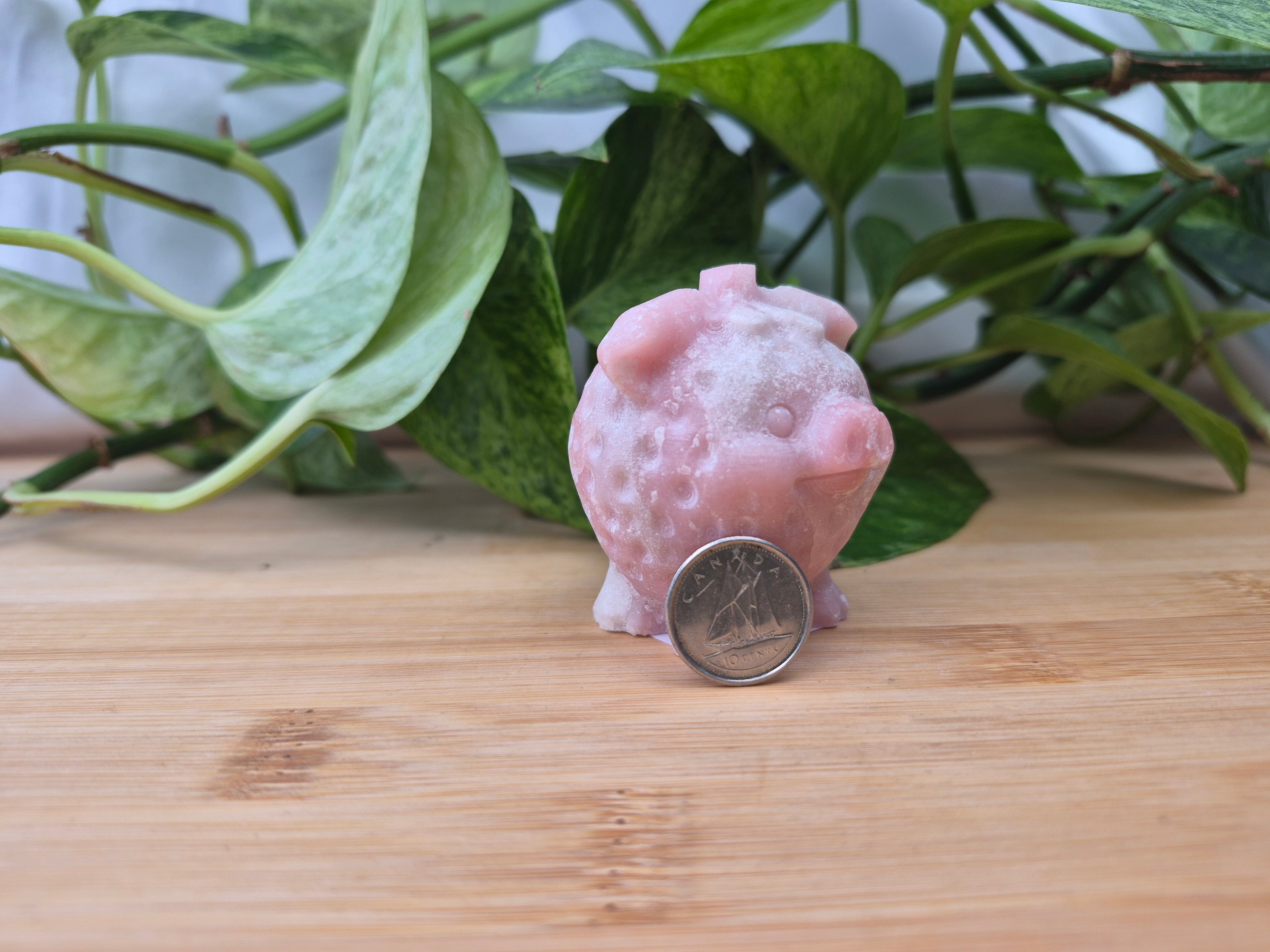 PINK OPAL STRAWBERRY PIG