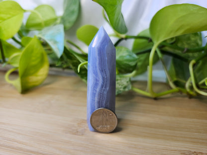 BLUE LACE AGATE TOWER