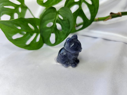 BLUE AVENTURINE SM SITTING CAT