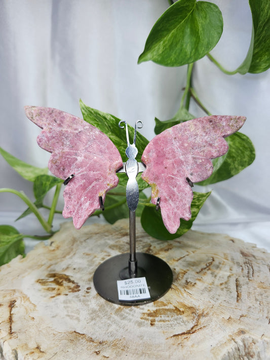 RHODONITE BUTTERFLY WINGS