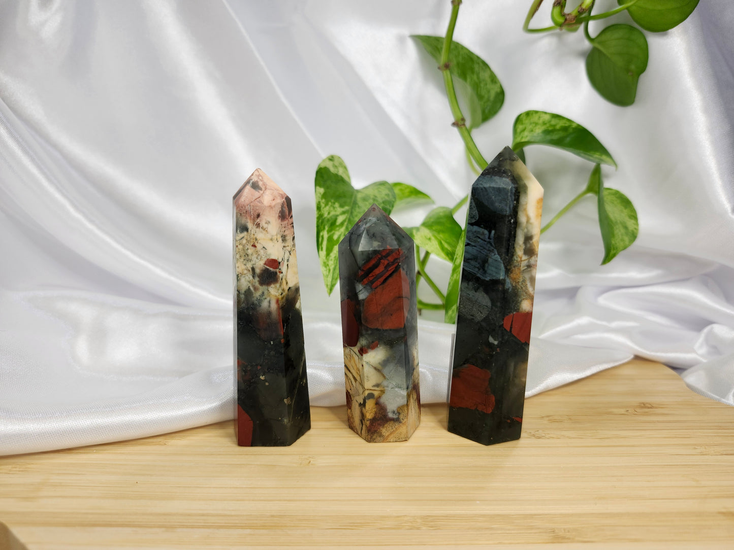 BLOODSTONE JASPER TOWER