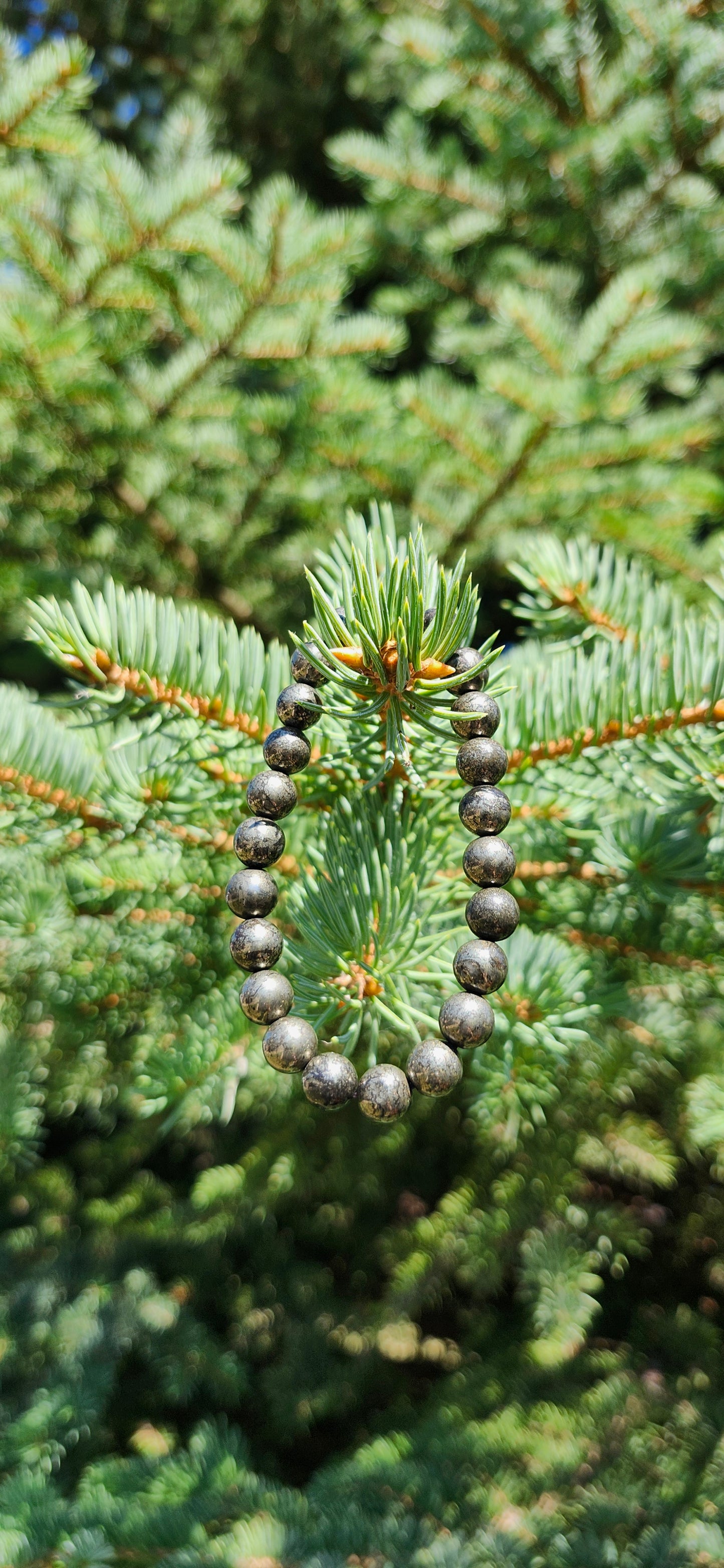8mm PYRITE BRACELET