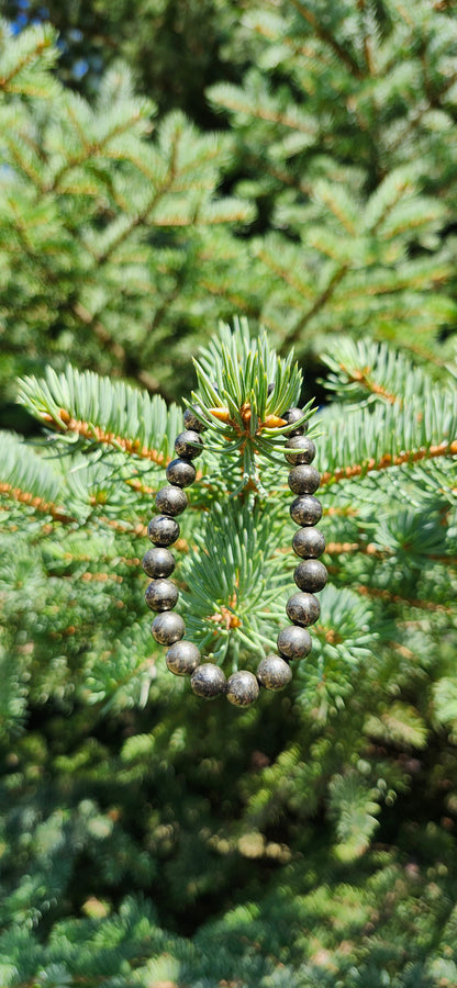 8mm PYRITE BRACELET