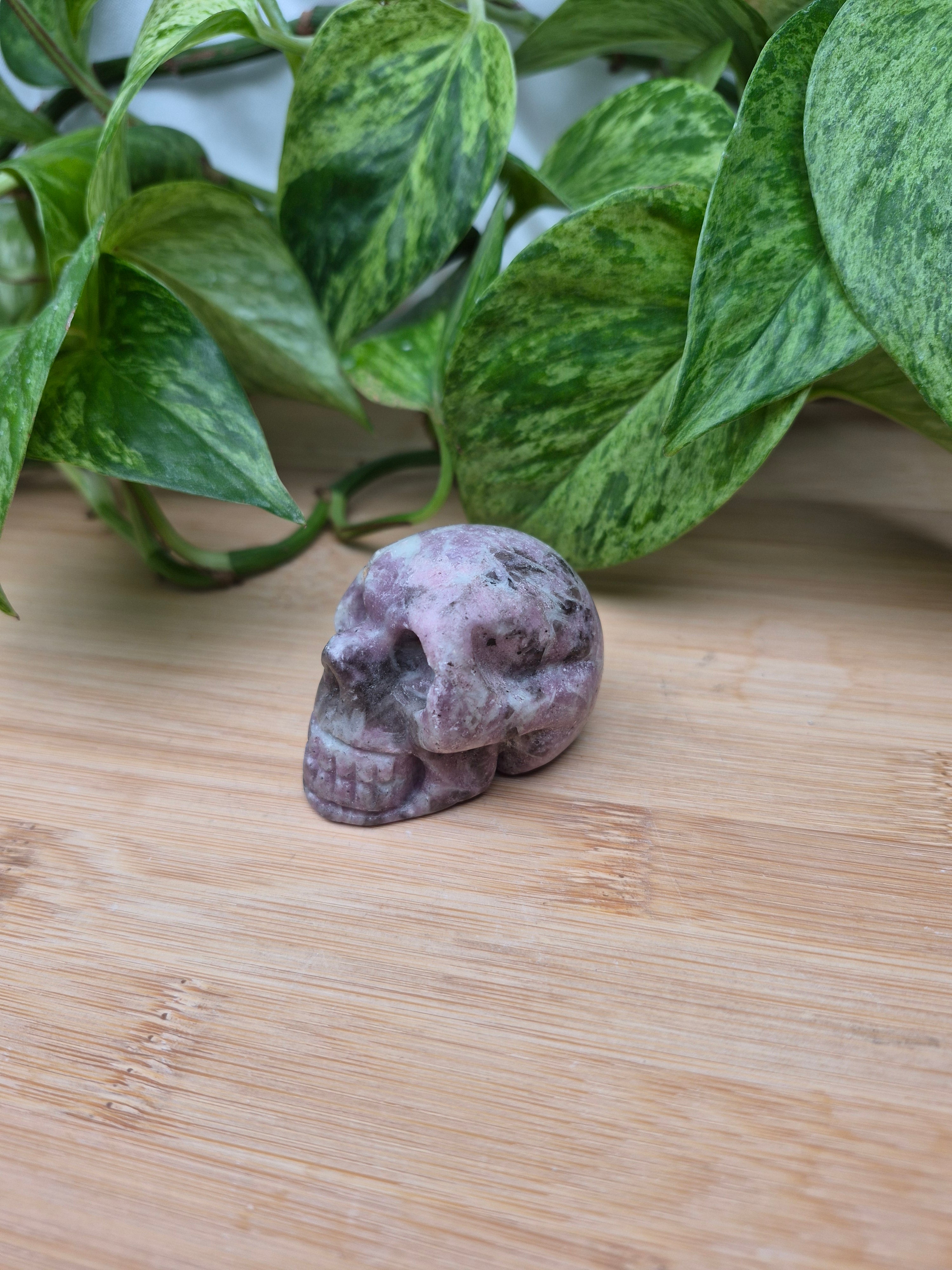 PINK TOURMALINE SKULL