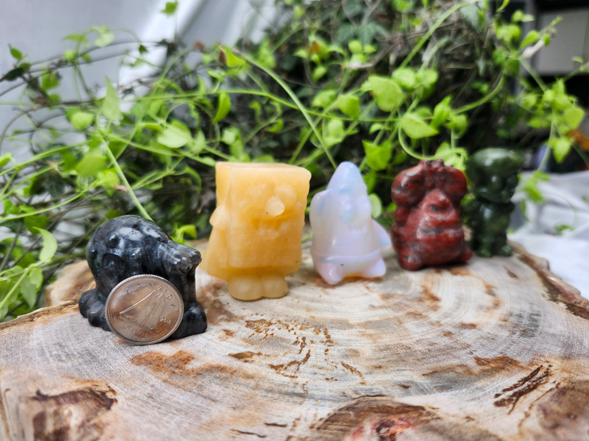 MIXED CRYSTAL SPONGEBOB SET (5pc)