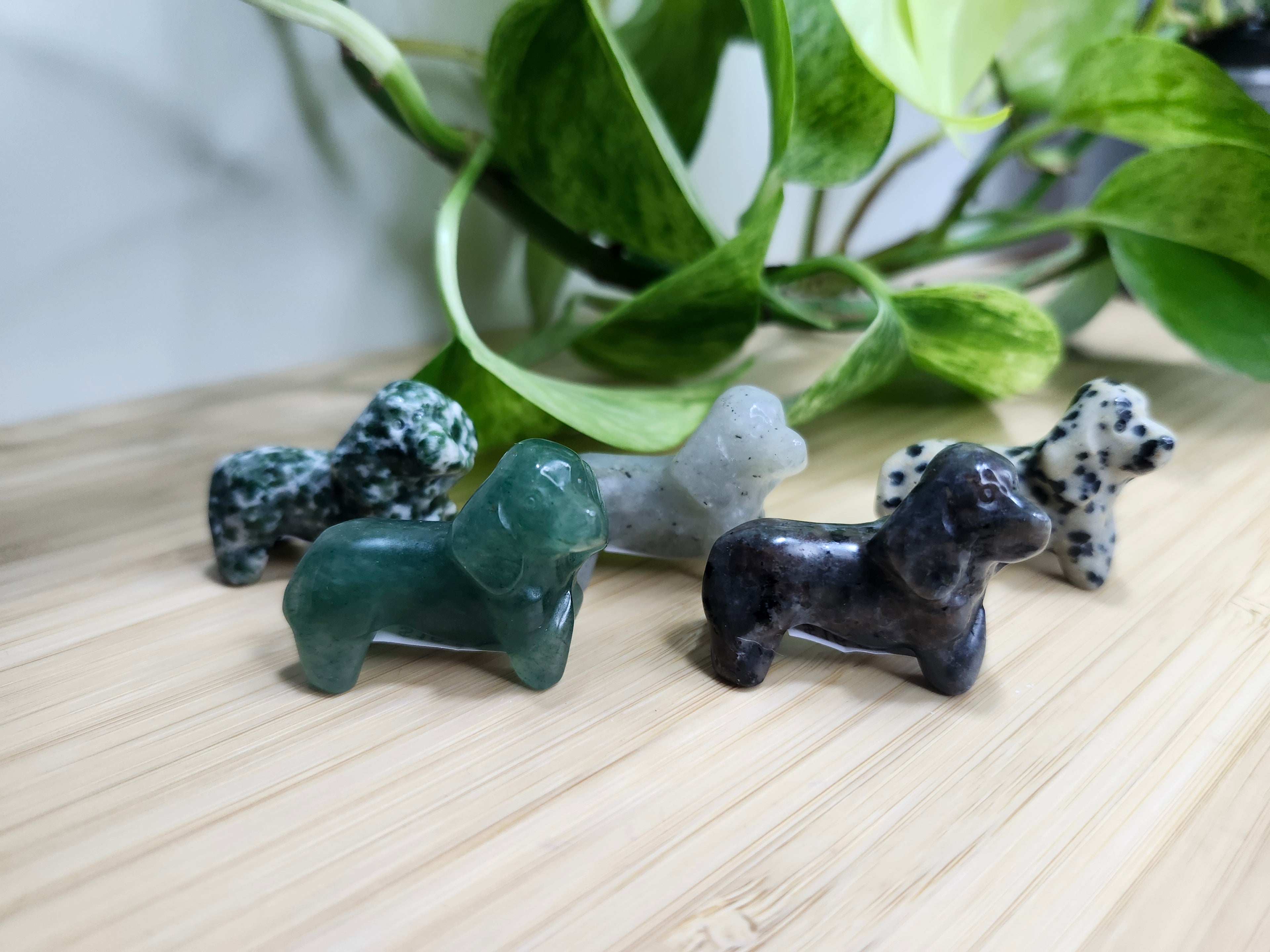 MIXED CRYSTAL WEINER DOG