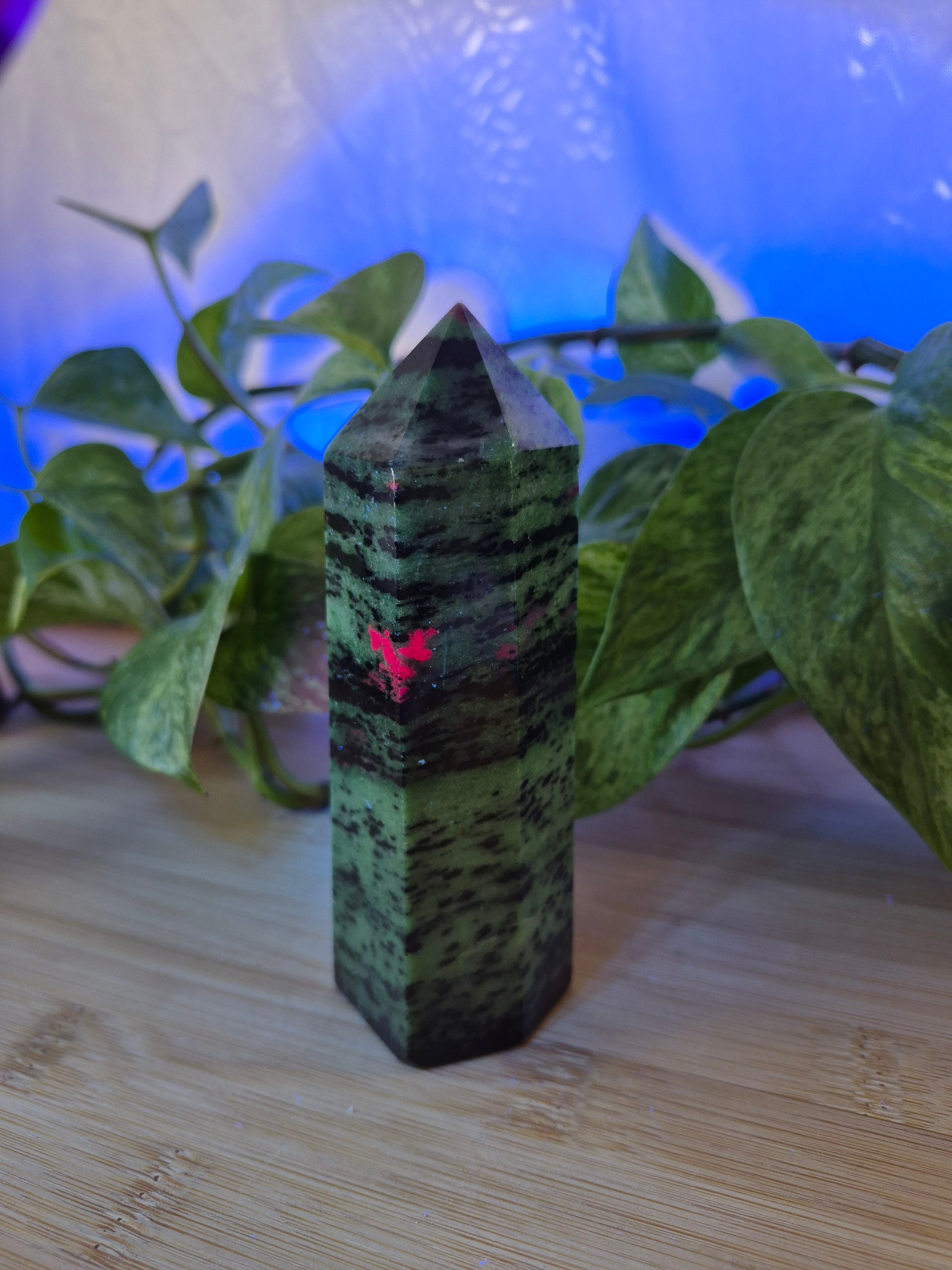 RUBY ZOISITE TOWER