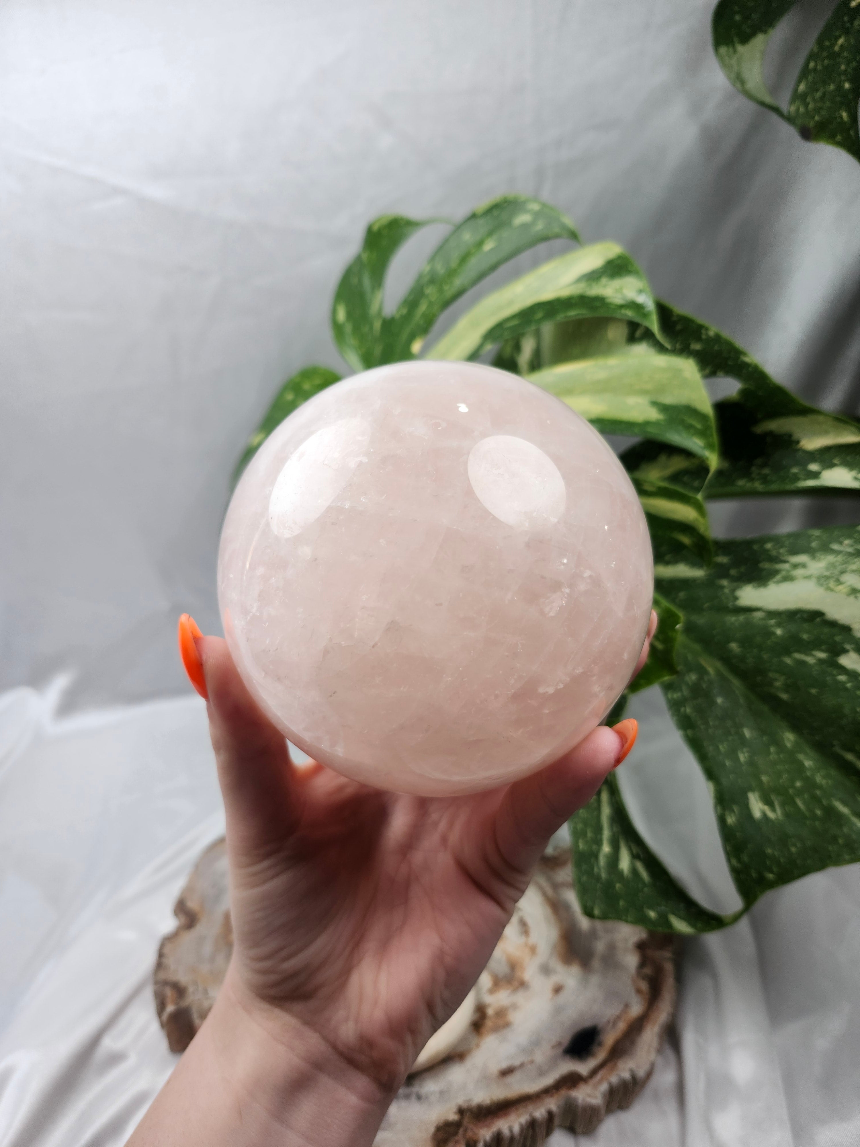 ROSE QUARTZ XL SPHERE 1.6kg