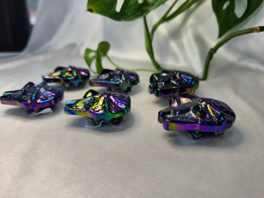 TITANIUM ELECTROPLATED OBSIDIAN SM FALCON