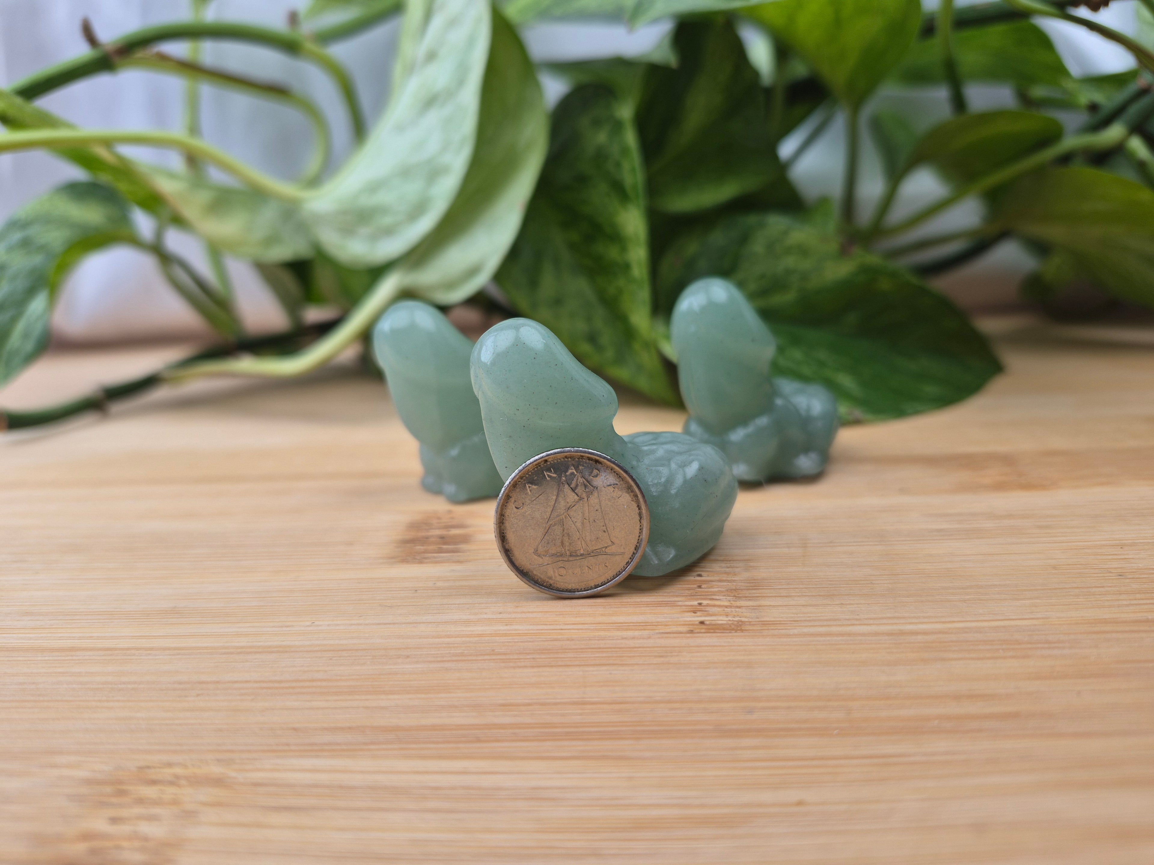 GREEN AVENTURINE DICK-A-TOAD