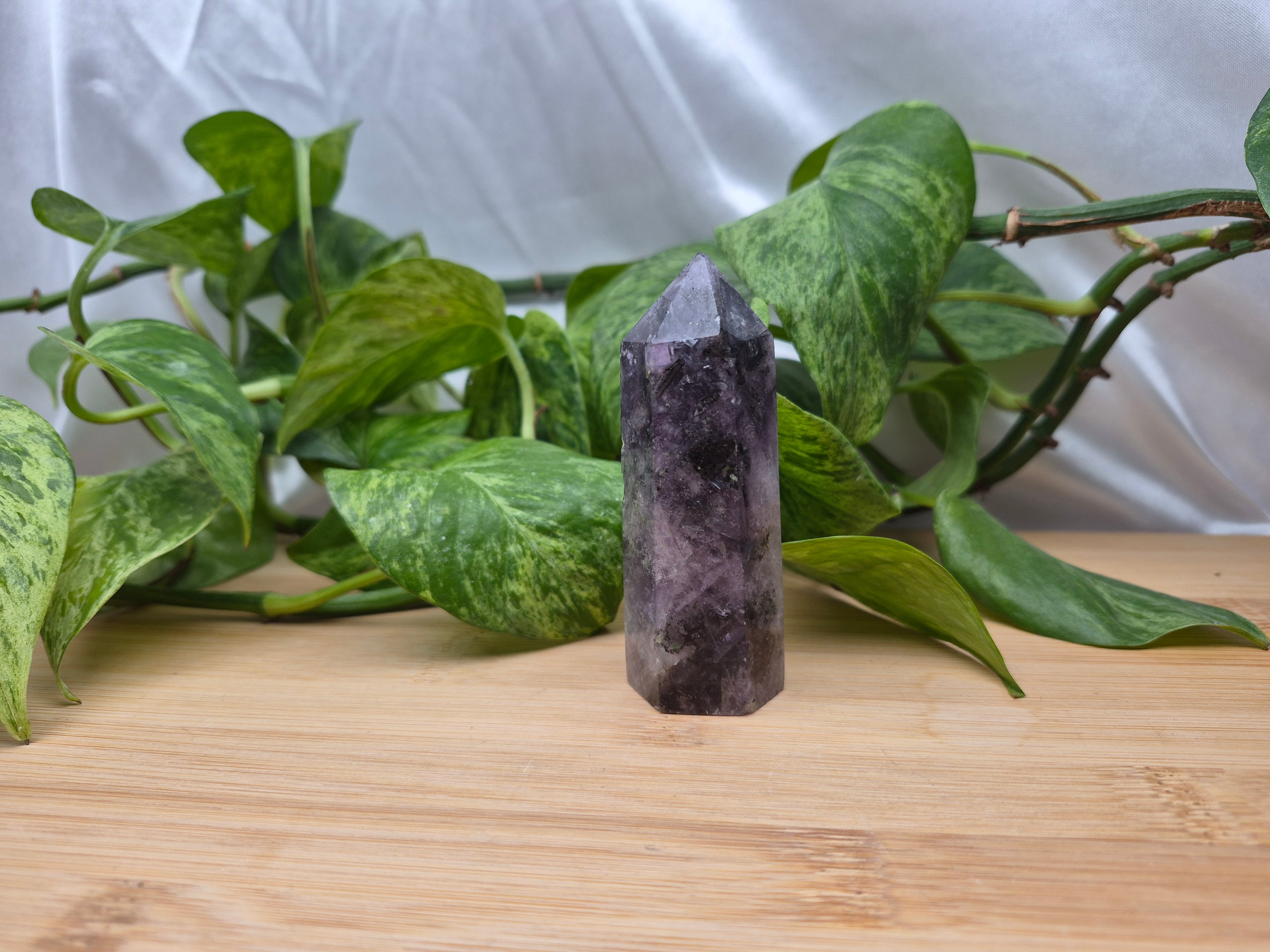 FLUORITE W/ PYRITE TOWER