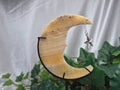 ORANGE CALCITE MOON W/STAND