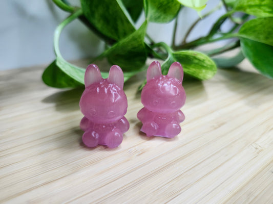 PINK CATS EYE LABUBU