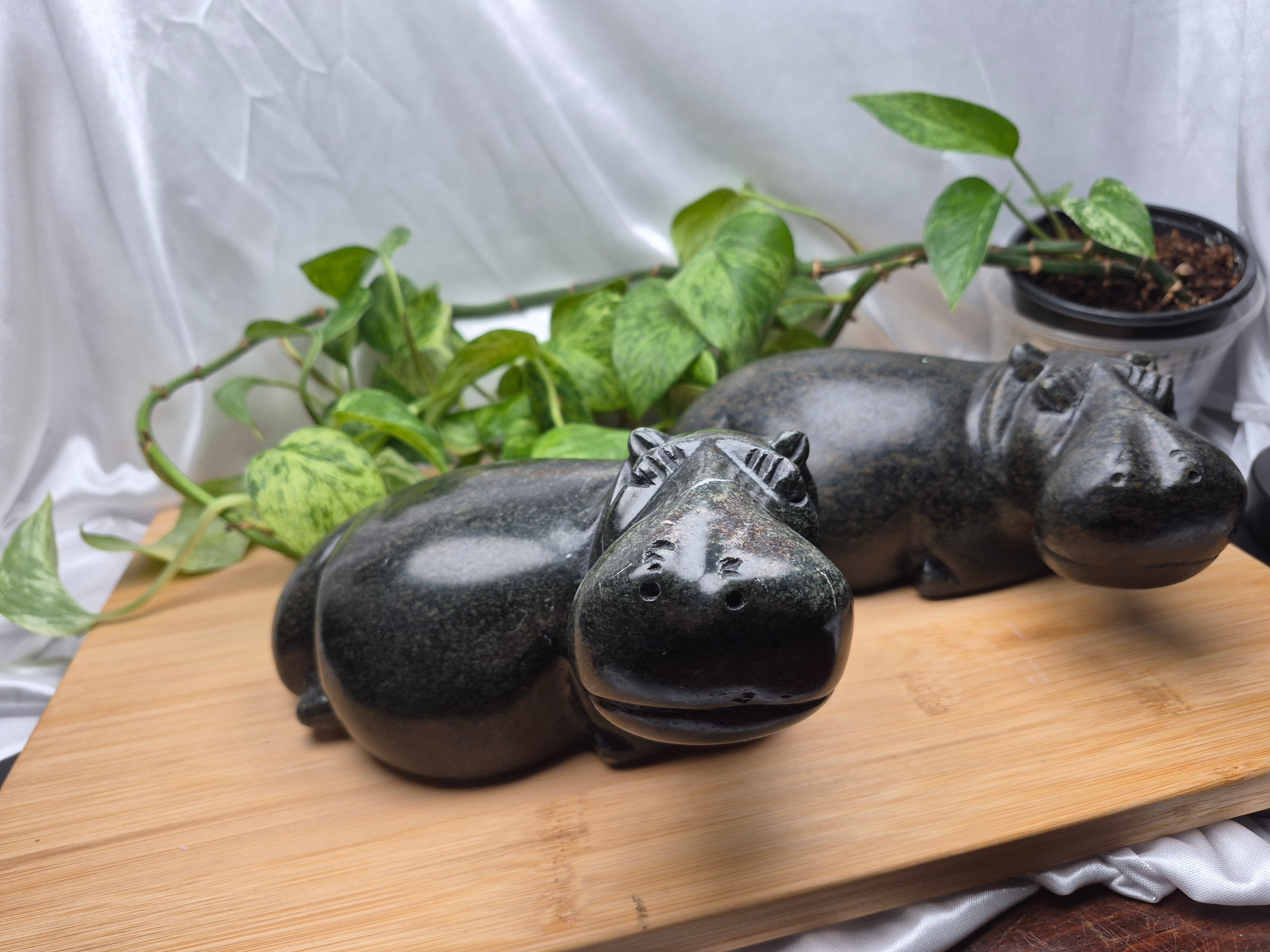SOAPSTONE HIPPO