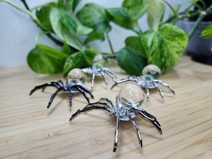 CLEAR QUARTZ SPIDER