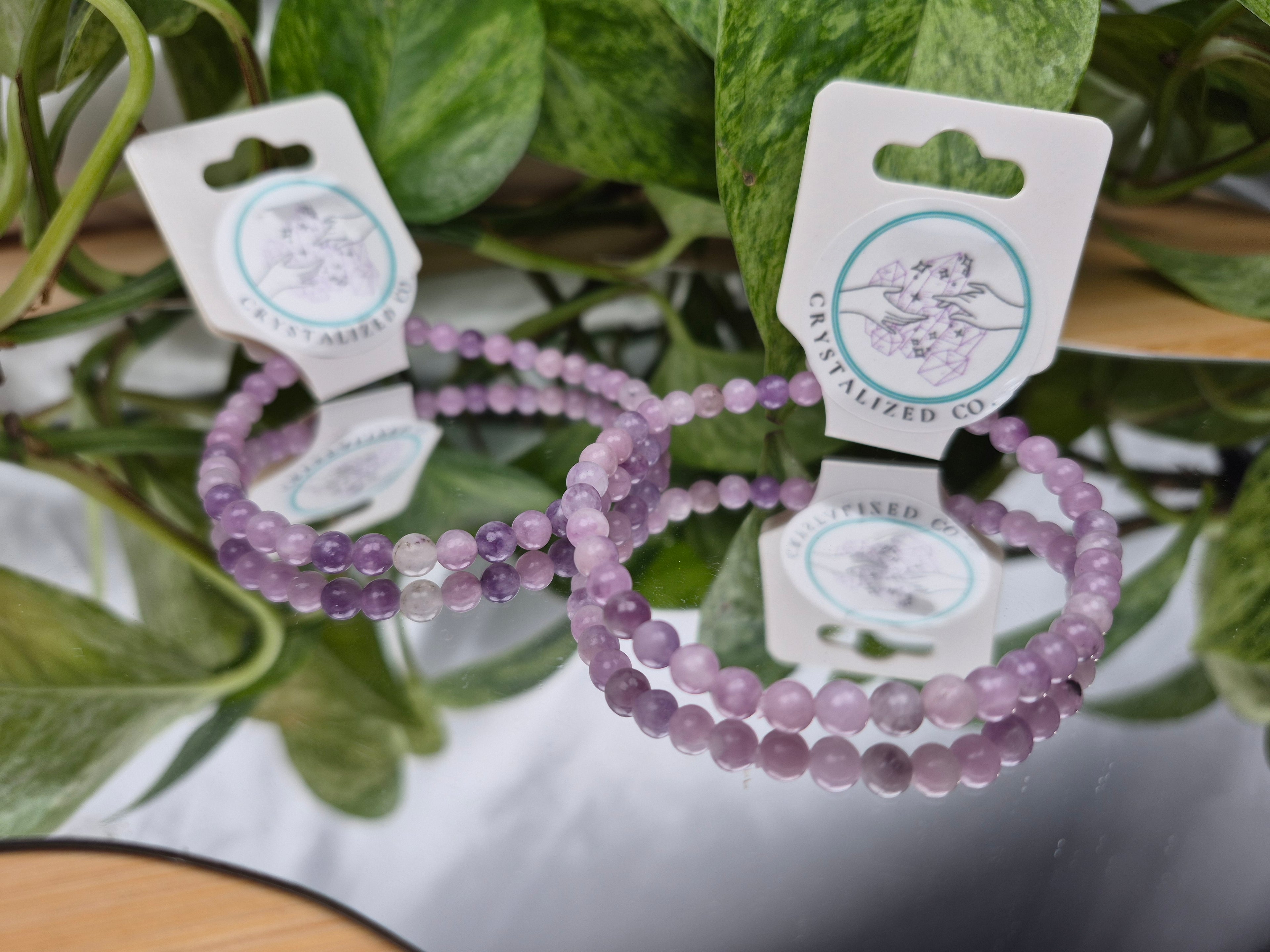 4MM LEPIDOLITE BRACELET