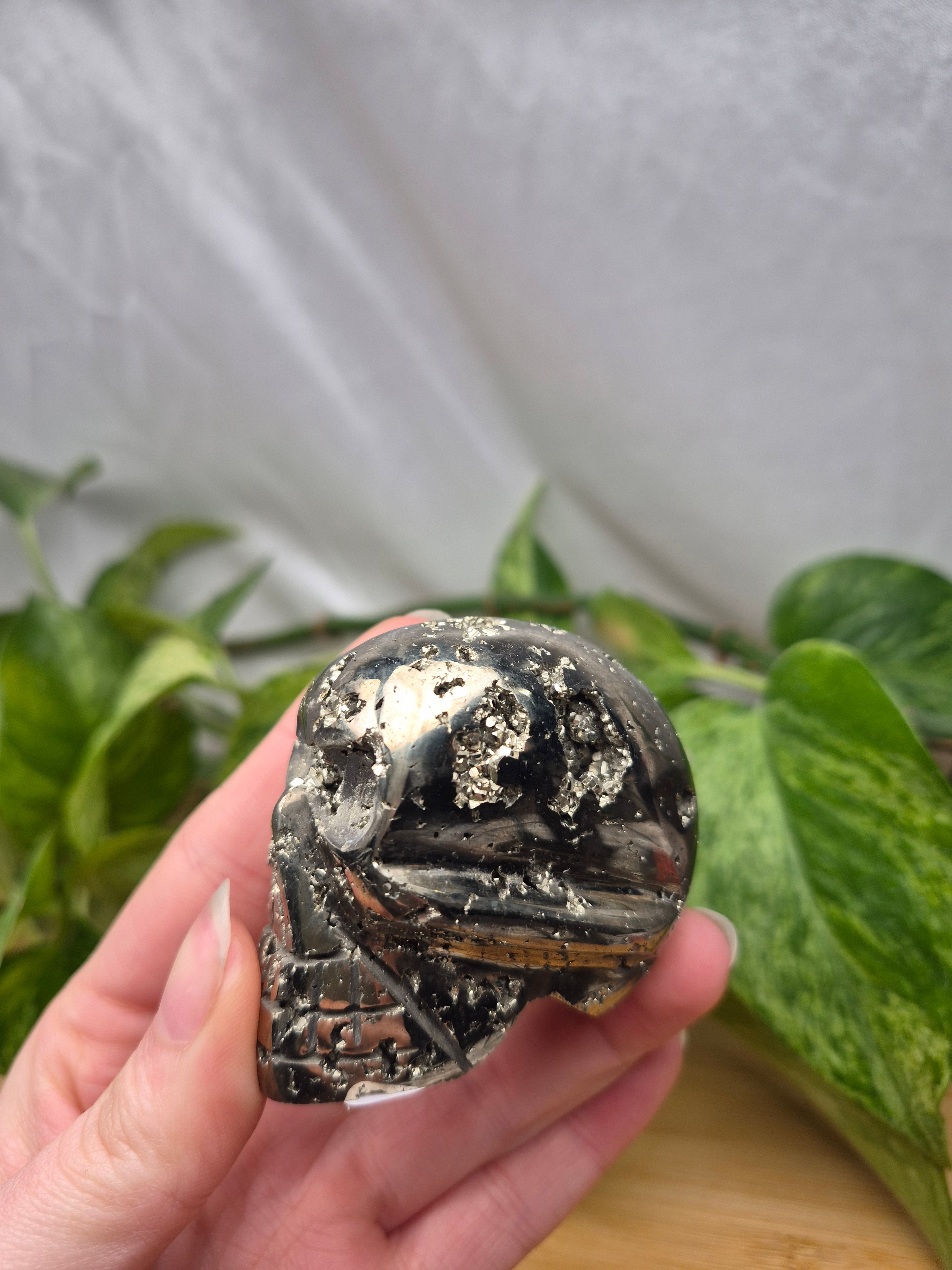 PYRITE SKULL