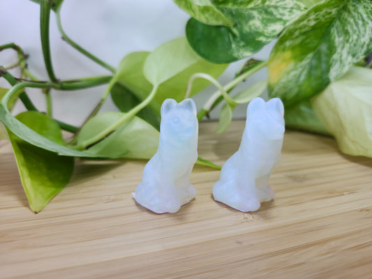 OPALITE SITTING SHEPHERD DOG