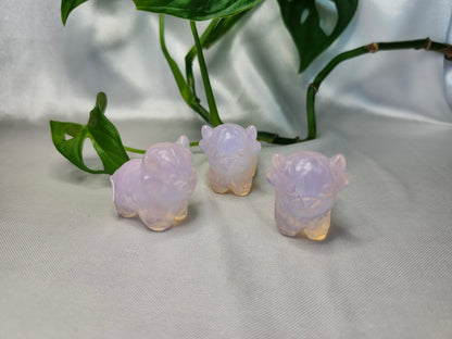PINK OPALITE HIGHLAND COW