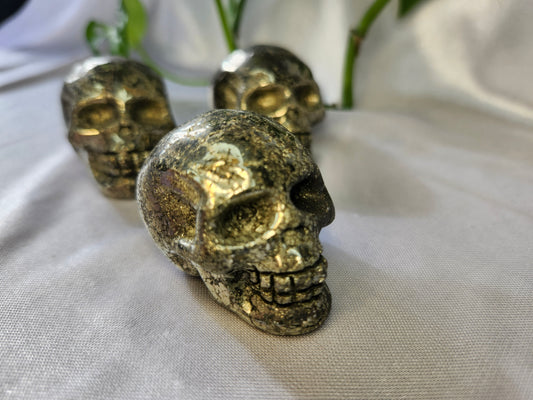 PYRITE SKULL MED