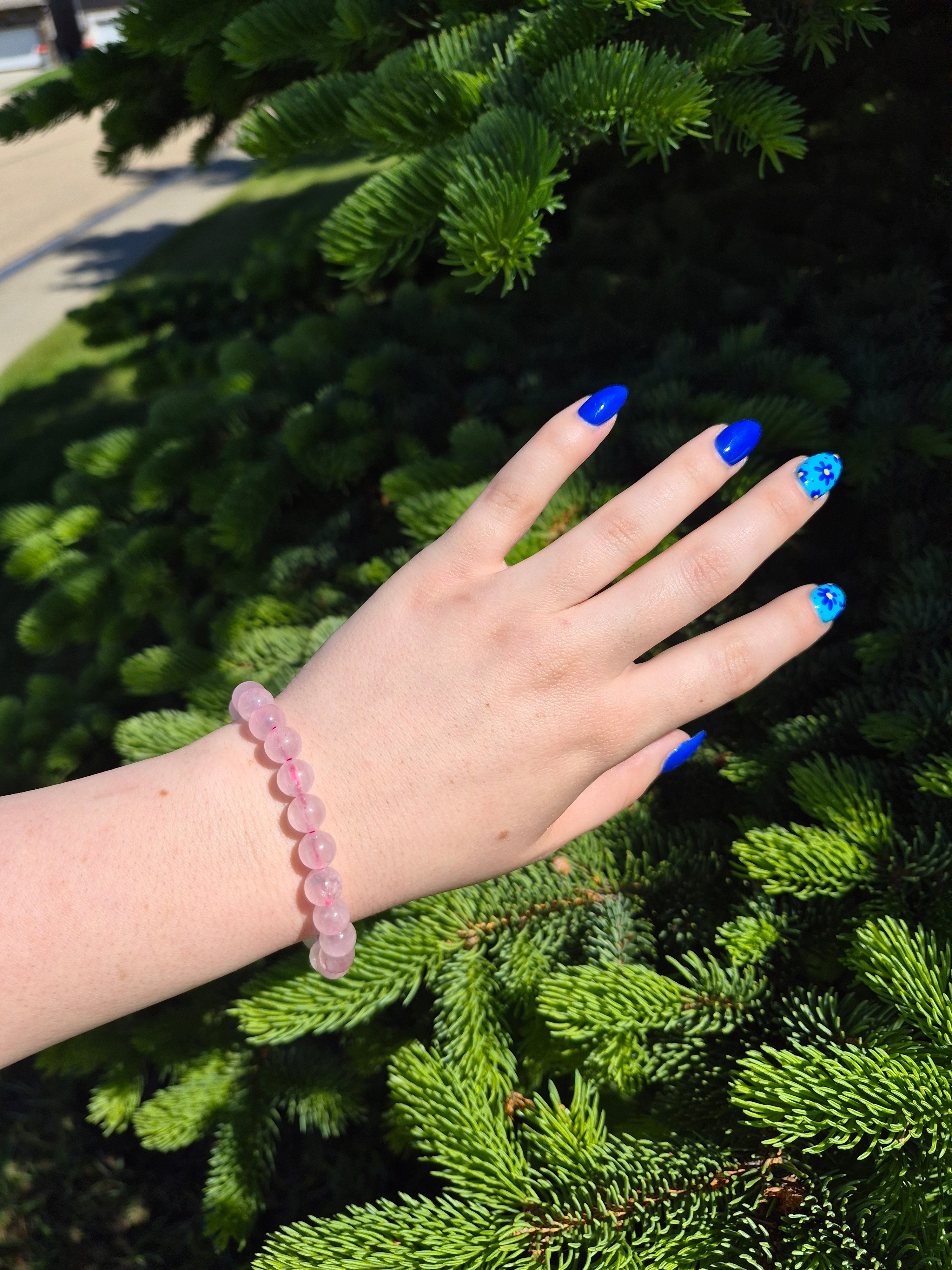 8MM ROSE QUARTZ BRACELET
