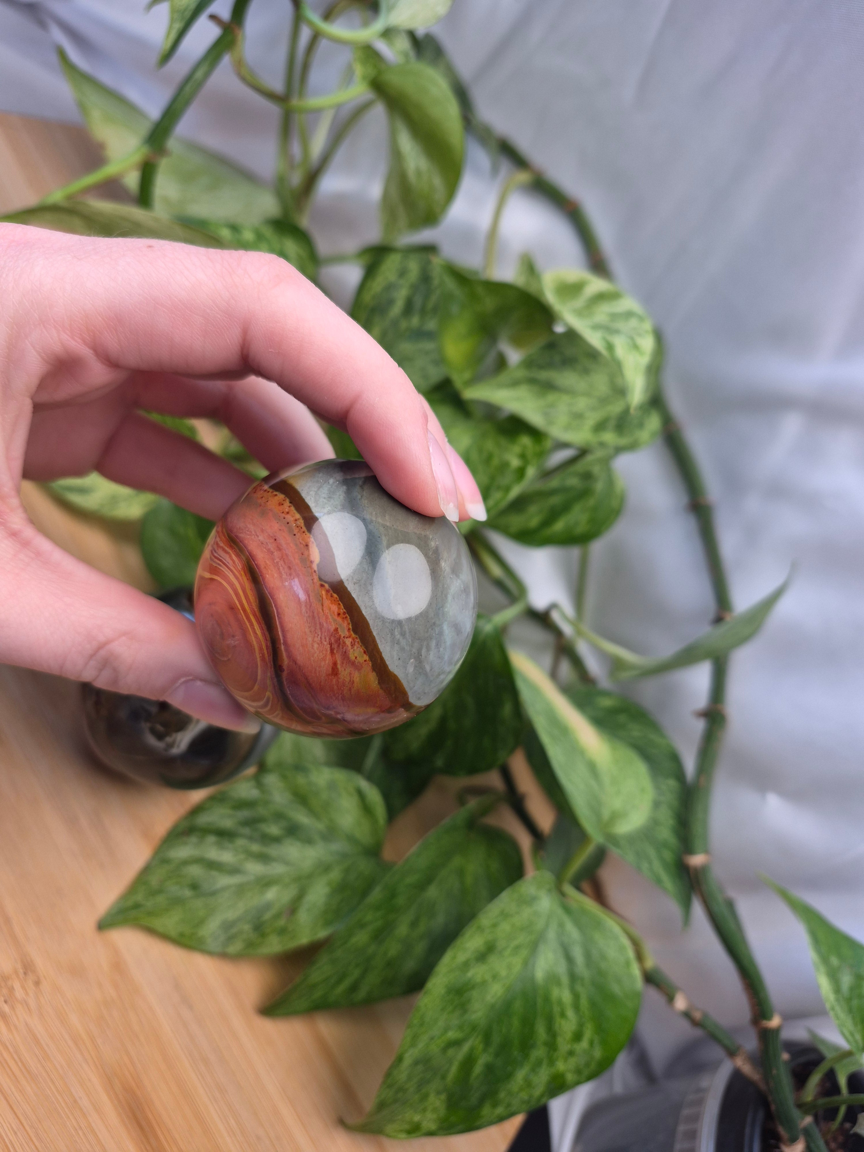 POLYCHROME JASPER SPHERE