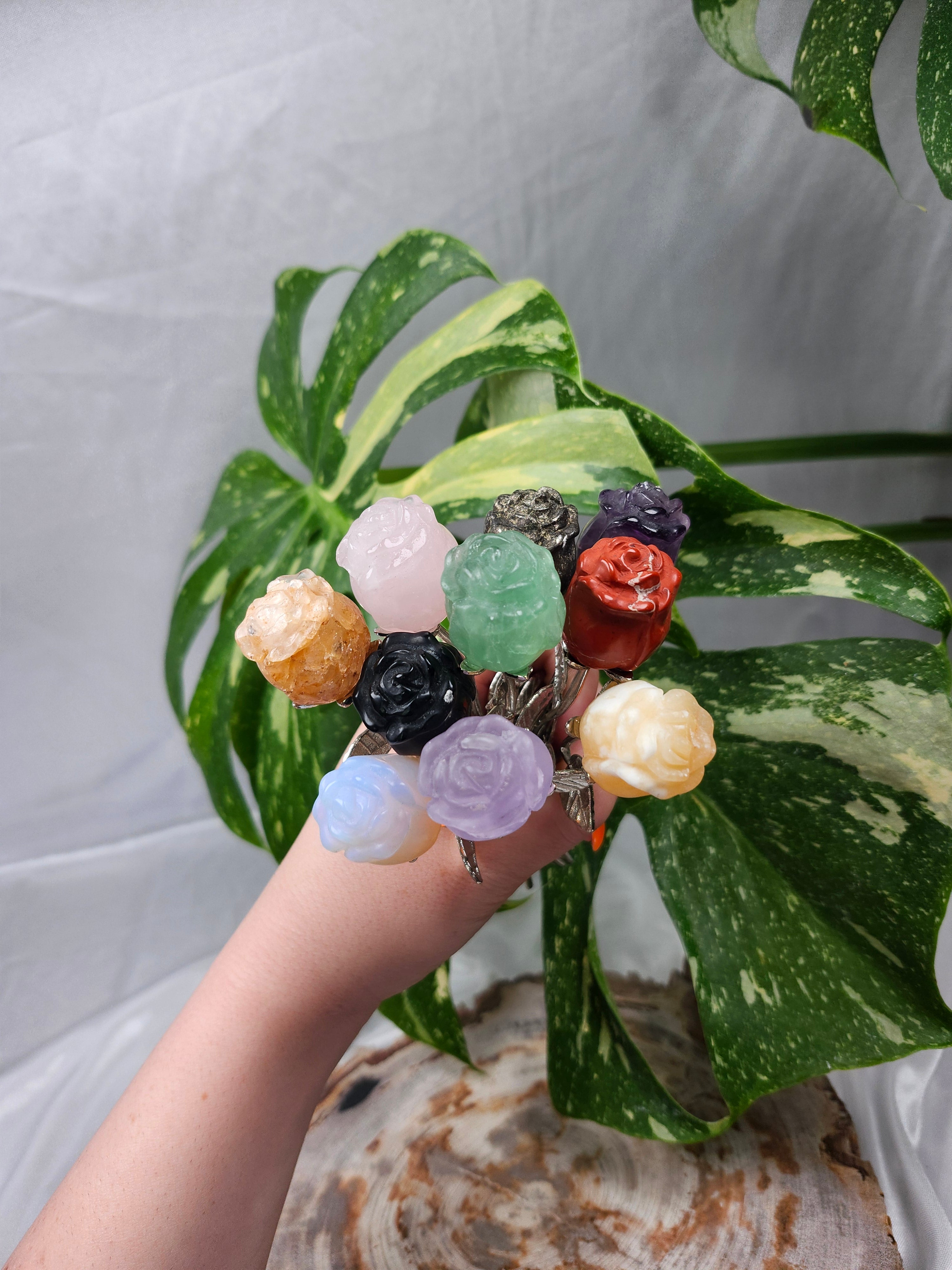 MIXED CRYSTAL ROSE - FLOWER