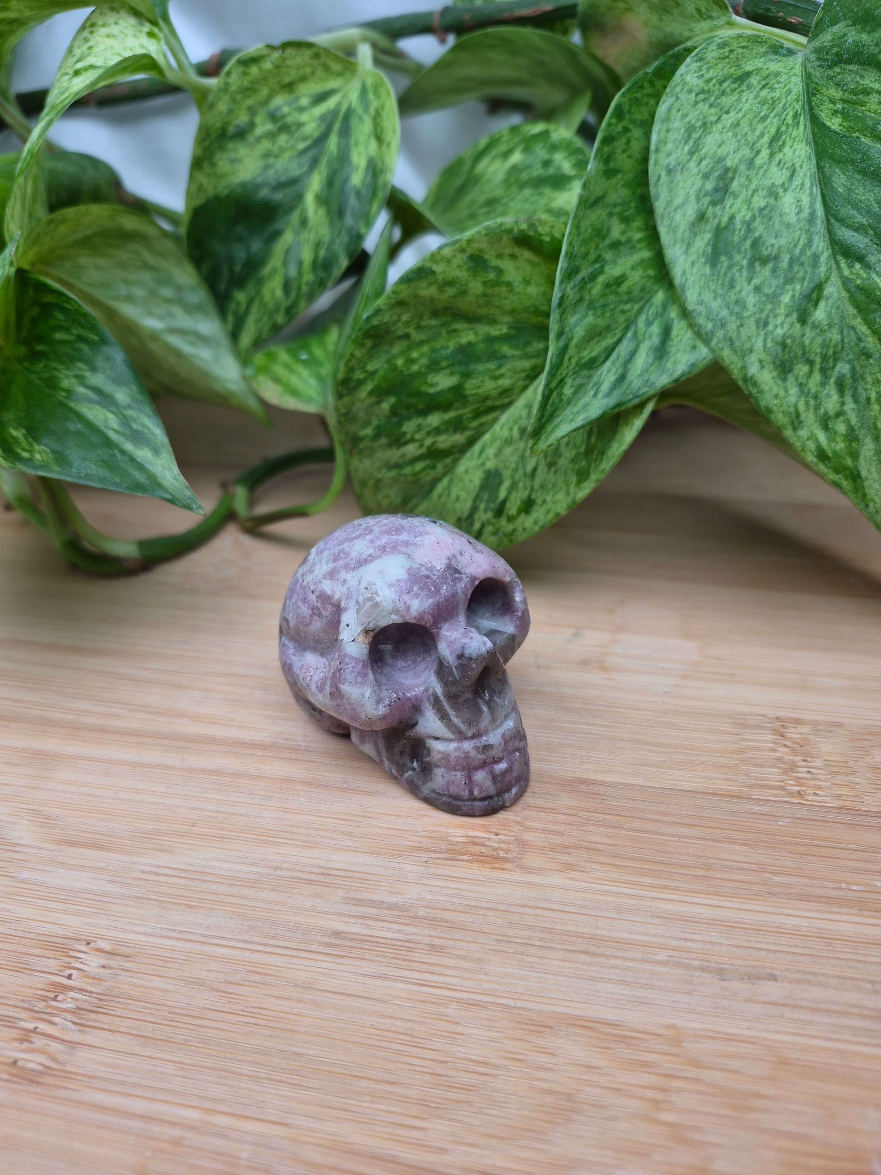 PINK TOURMALINE SKULL