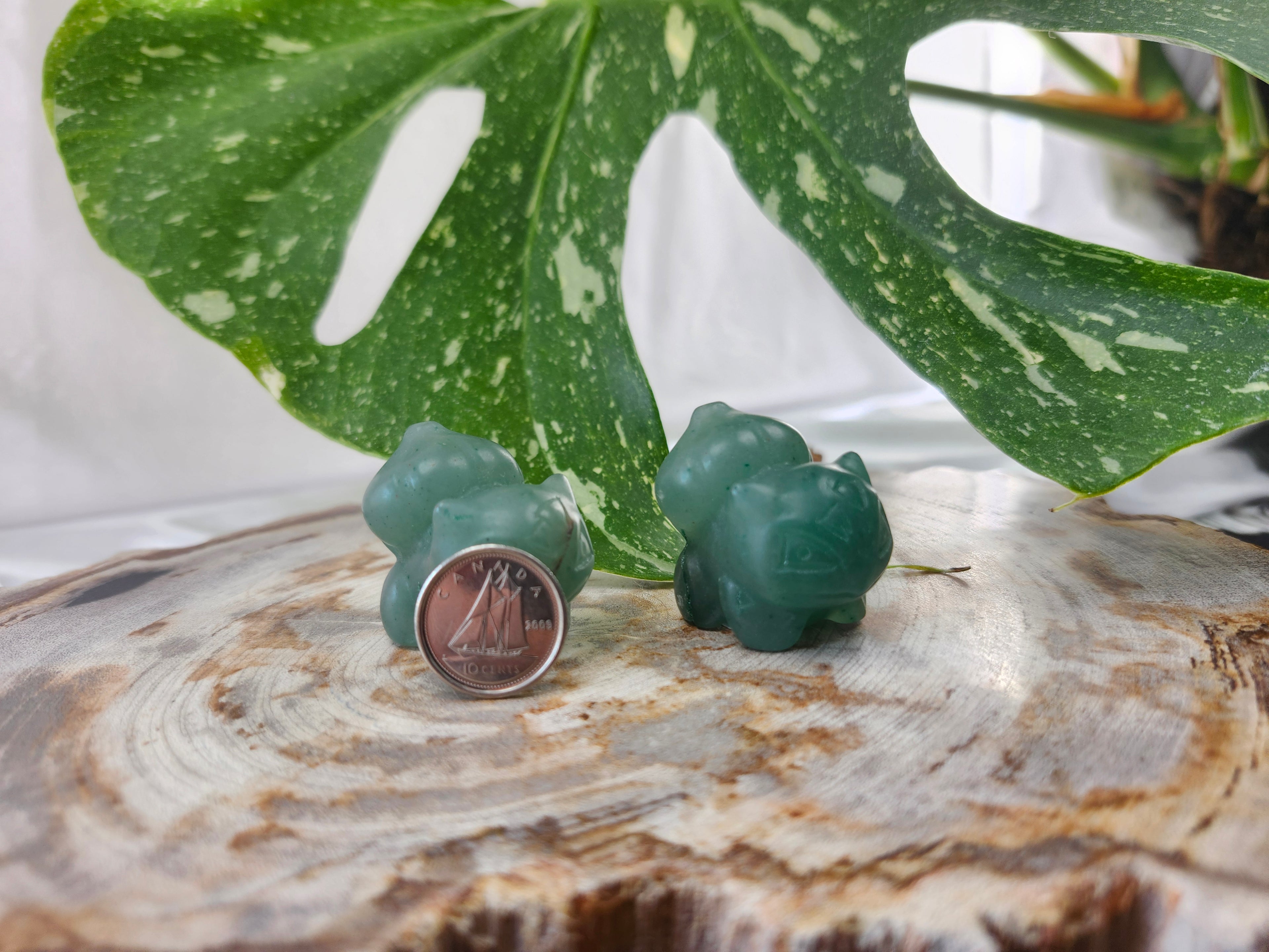 GREEN AVENTURINE BULBASAUR