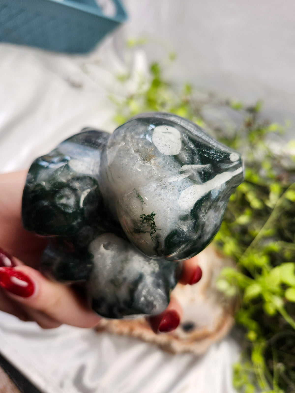 XL MOSS AGATE BULBASAUR