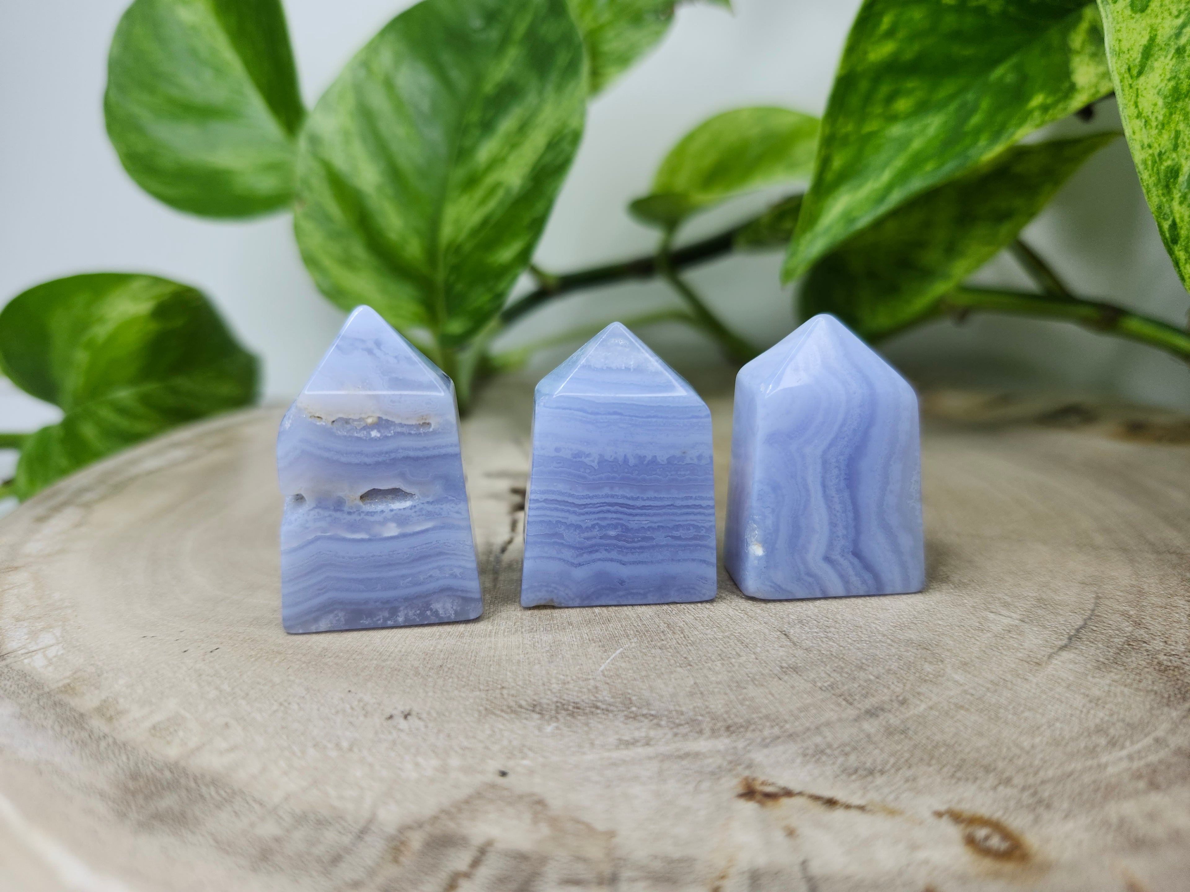 BLUE LACE AGATE TOWER