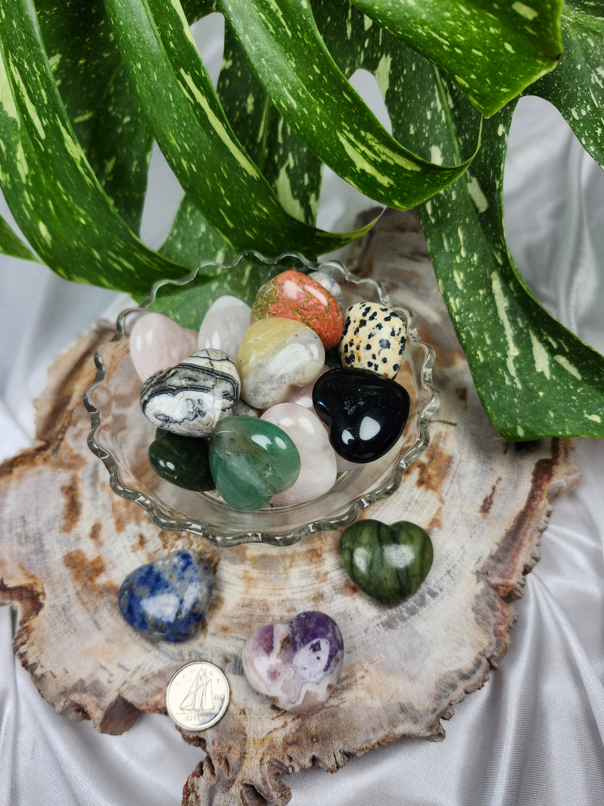 MIXED CRYSTAL SMALL HEARTS