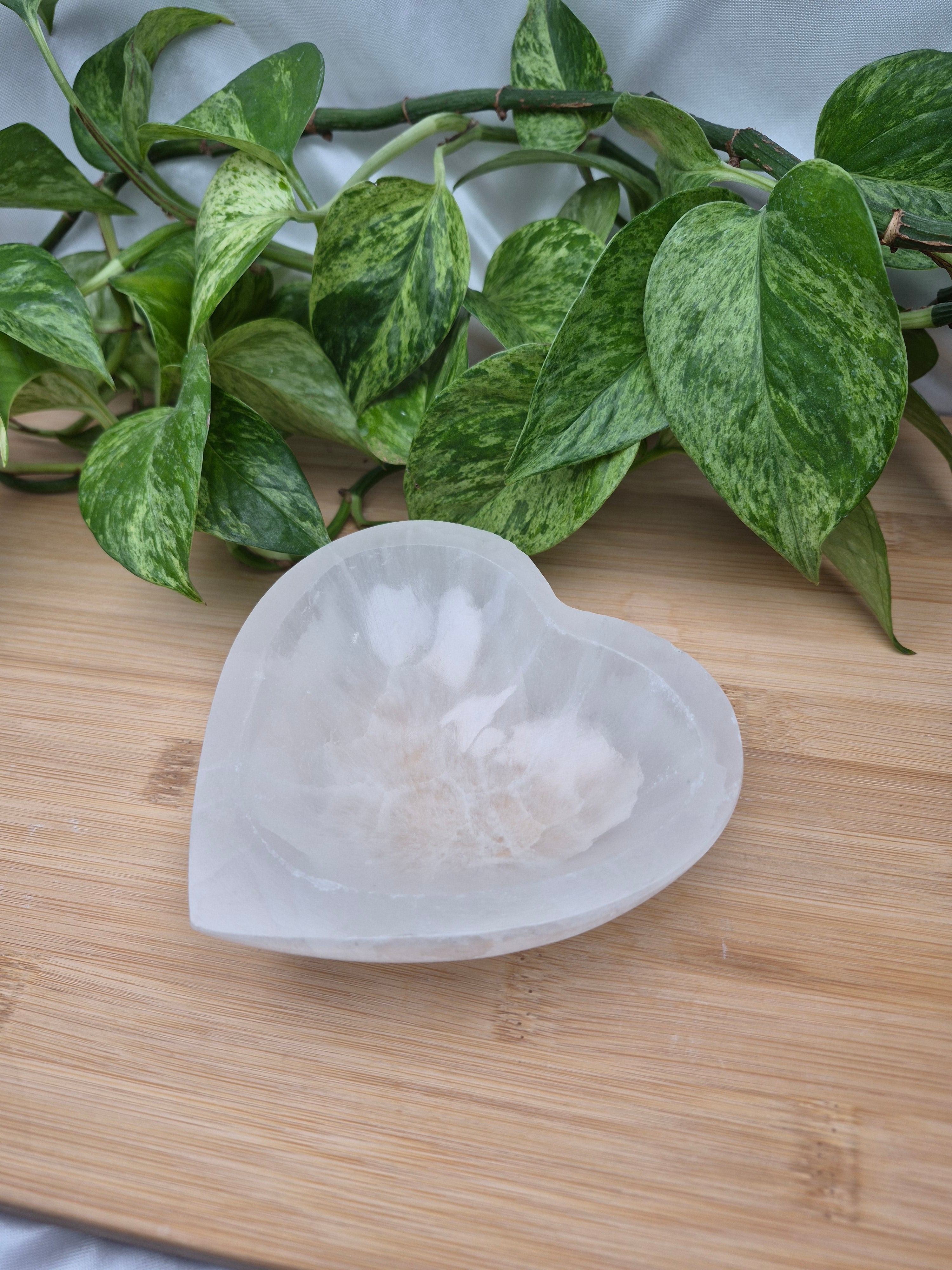 SELENITE HEART BOWL