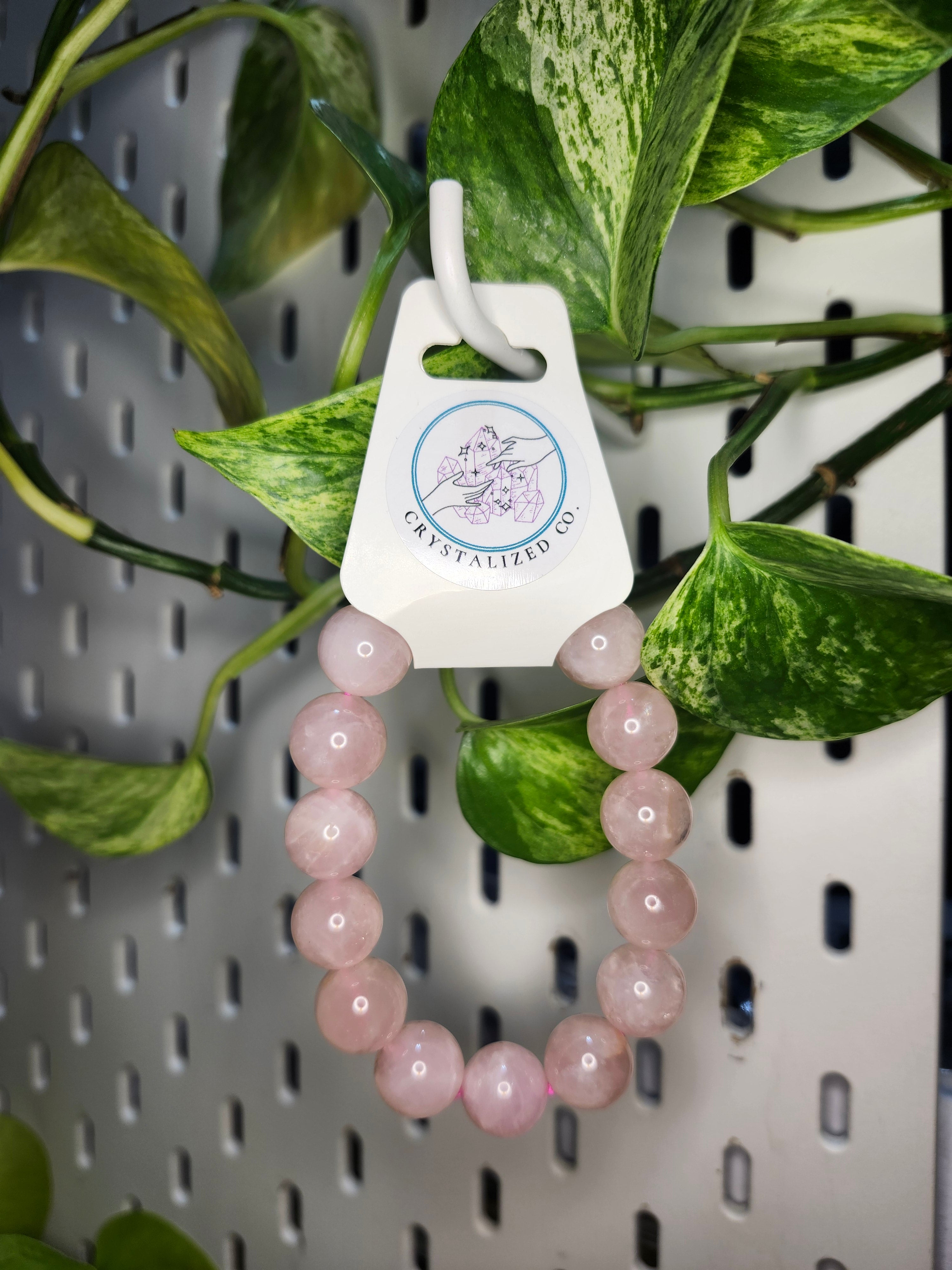 14.5mm ROSE QUARTZ BRACELET